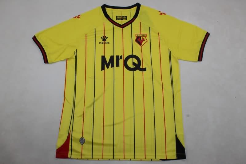 Thailand Quality(AAA) 24/25 Watford Home Soccer Jersey
