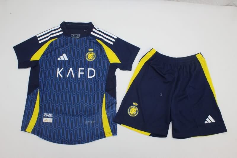 24/25 Al Nassr FC Away Kids Soccer Jersey And Shorts (Player)