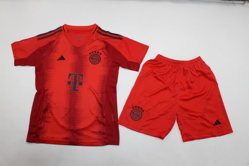 24/25 Bayern Munich Home Kids Soccer Jersey And Shorts