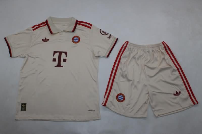 24/25 Bayern Munich Third Kids Soccer Jersey And Shorts