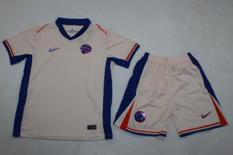 24/25 Chelsea Away Kids Soccer Jersey And Shorts