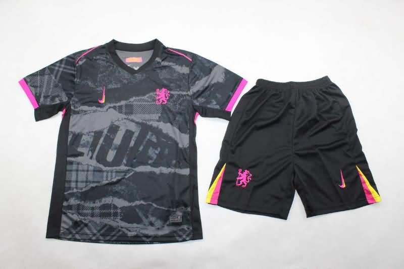 24/25 Chelsea Third Kids Soccer Jersey And Shorts