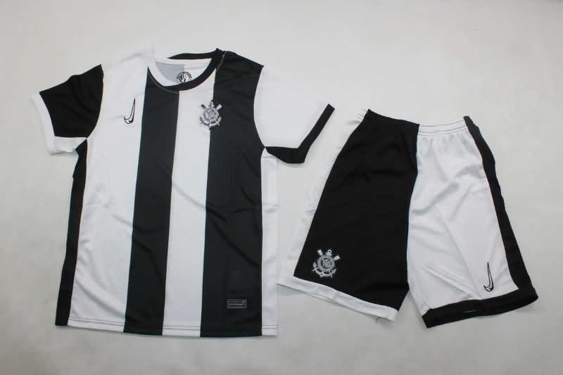 2024 Corinthians Third Kids Soccer Jersey And Shorts