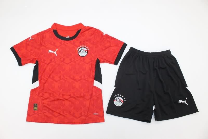 2025 Egypt Home Kids Soccer Jersey And Shorts
