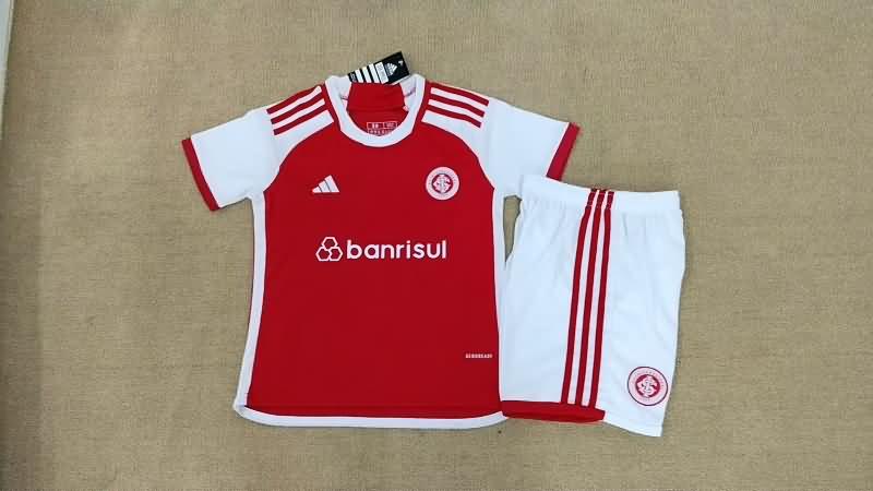 2024 Sport Club Internacional Home Kids Soccer Jersey And Shorts