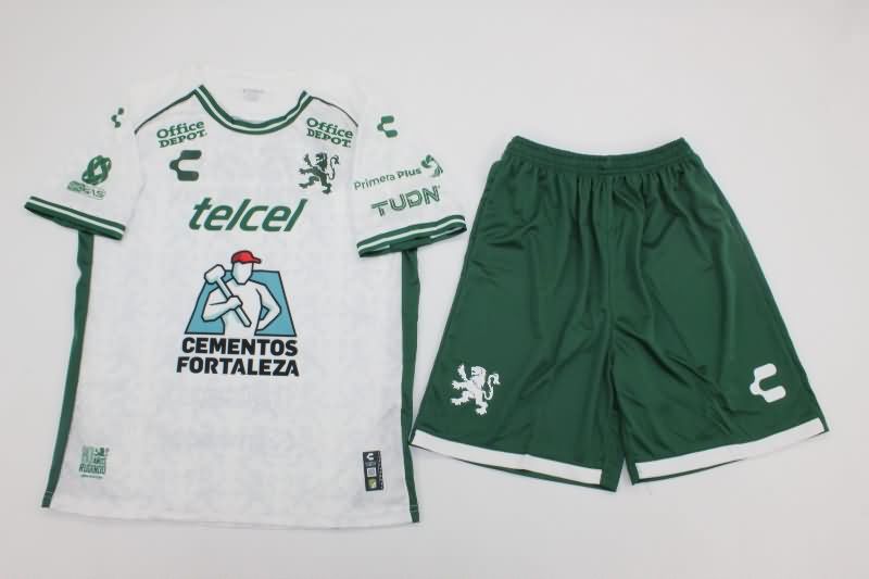 24/25 Leon Away Kids Soccer Jersey And Shorts