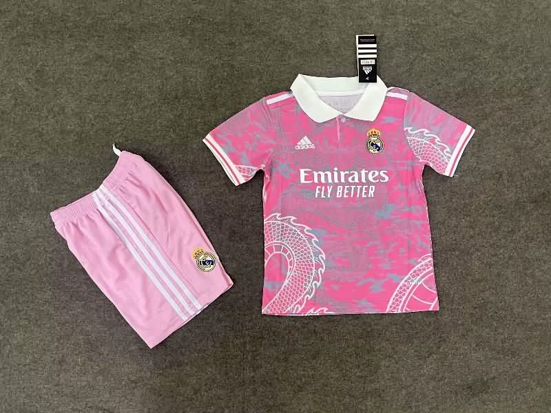 24/25 Real Madrid Special Kids Soccer Jersey And Shorts 04