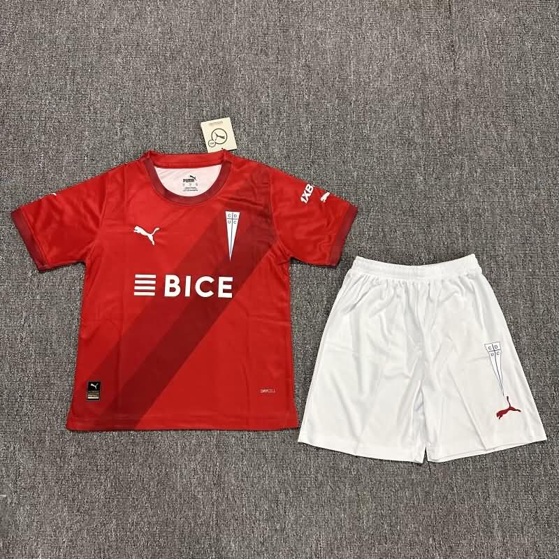 2024 Universidad Catolica Away Kids Soccer Jersey And Shorts