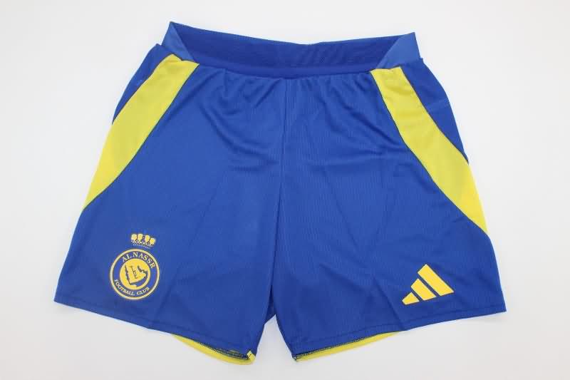 Thailand Quality(AAA) 24/25 Al Nassr FC Home Soccer Shorts (Player)