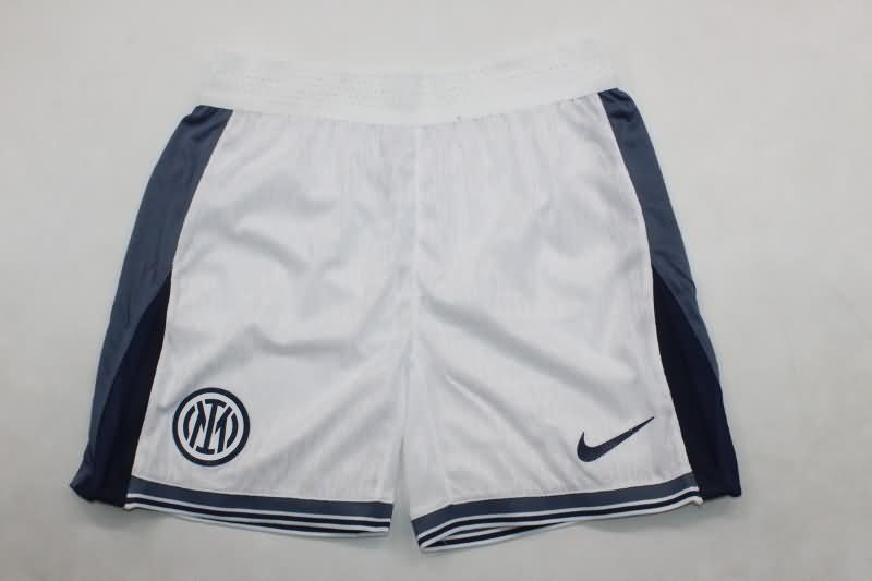 Thailand Quality(AAA) 24/25 Inter Milan Away Soccer Shorts (Player)