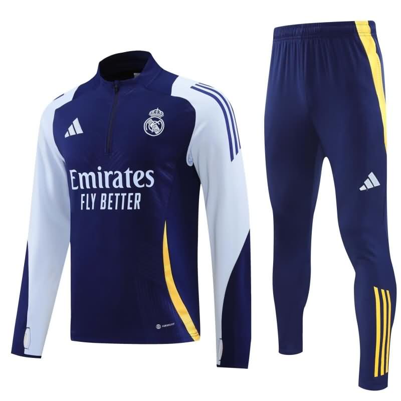 Thailand Quality(AAA) 24/25 Arsenal Dark Blue Soccer Tracksuit 02