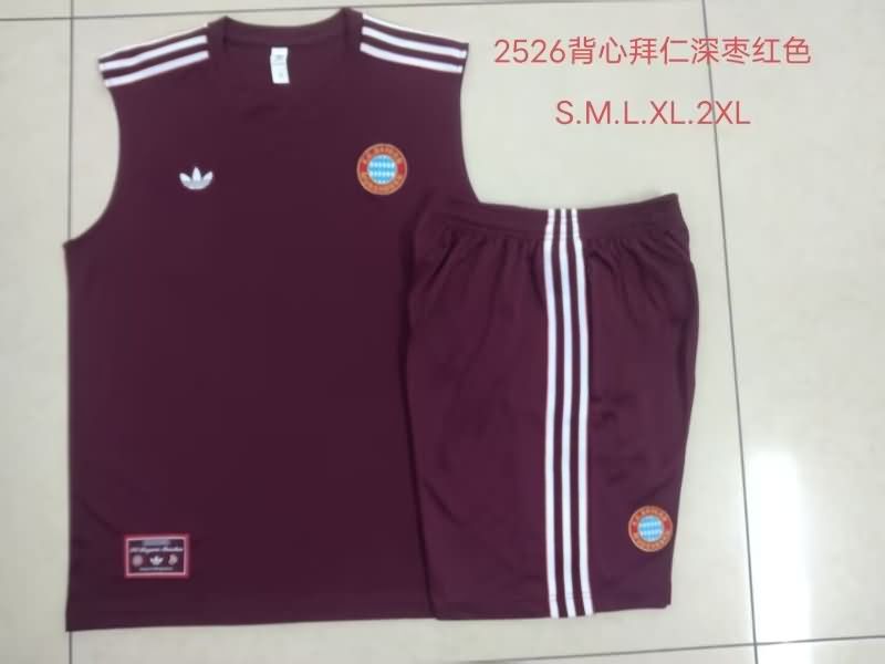 Thailand Quality(AAA) 24/25 Bayern Munich Red Soccer Training Sets 03