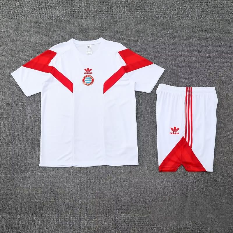 Thailand Quality(AAA) 24/25 Bayern Munich White Soccer Training Sets 03