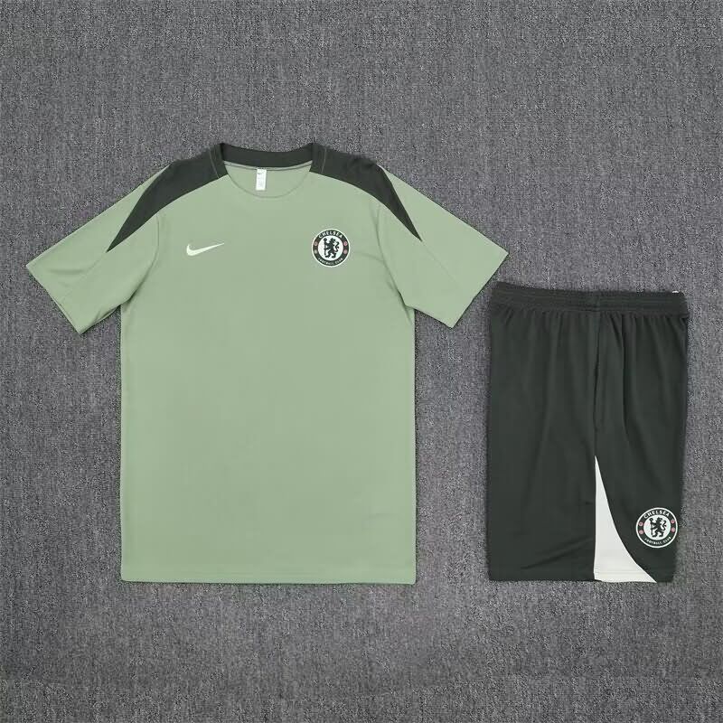 Thailand Quality(AAA) 24/25 Chelsea Green Soccer Training Sets