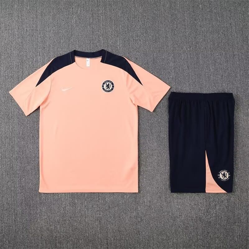 Thailand Quality(AAA) 24/25 Chelsea Pink Soccer Training Sets