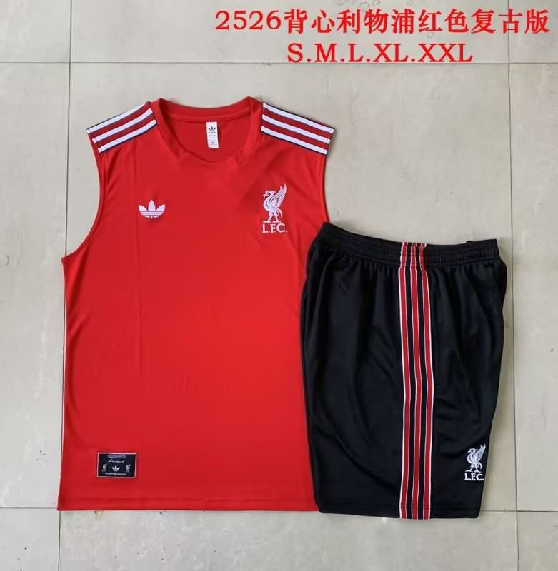 Thailand Quality(AAA) 24/25 Liverpool Red Soccer Training Sets