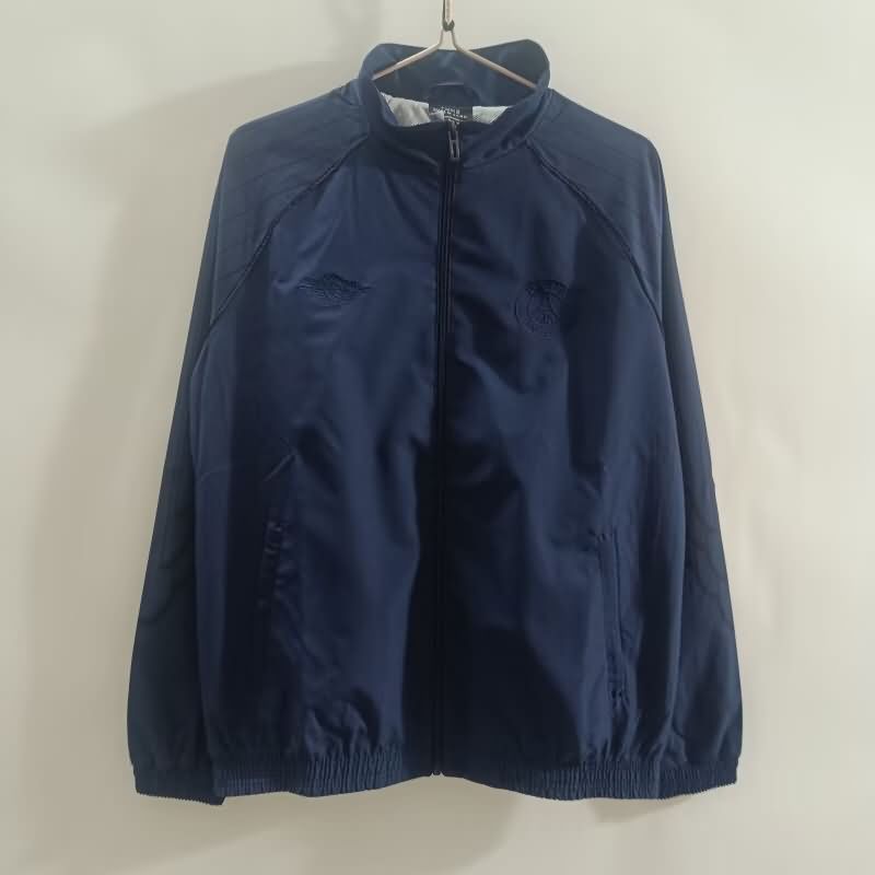 Thailand Quality(AAA) 24/25 Paris St Germain Dark Blue Soccer Windbreaker