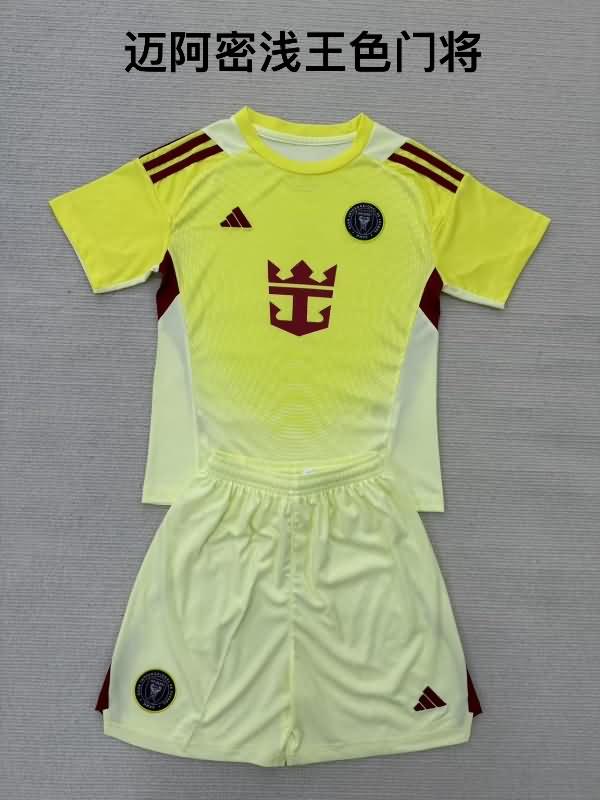 2025 Inter Miami Goalkeeper Yellow Soccer Jersey