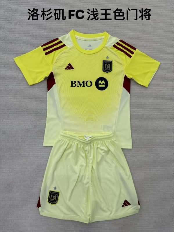 2025 Los Angeles FC Goalkeeper Yellow Soccer Jersey