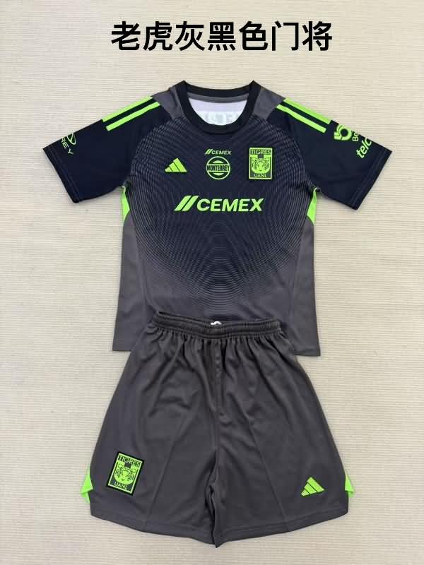 25/26 Tigres UANL Goalkeeper Black Soccer Jersey
