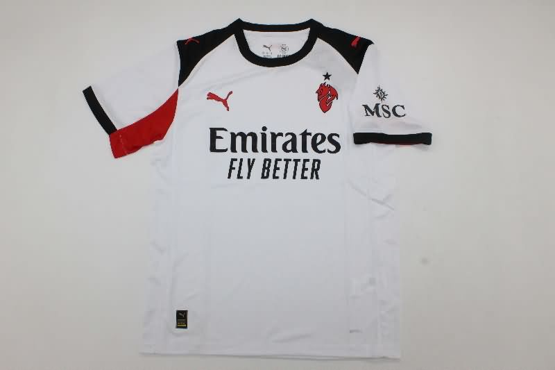 Thailand Quality(AAA) 25/26 AC Milan Away Soccer Jersey