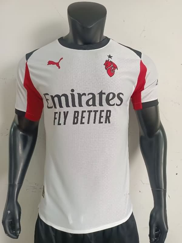 Thailand Quality(AAA) 25/26 AC Milan White Soccer Jersey Leaked