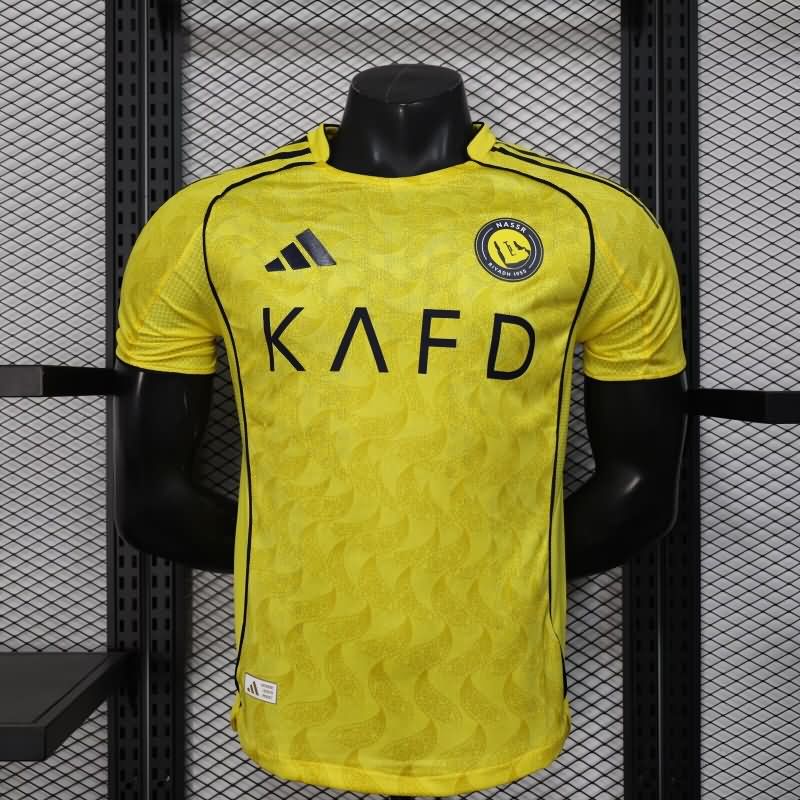 Thailand Quality(AAA) 25/26 Al Nassr FC Home Soccer Jersey (Player)
