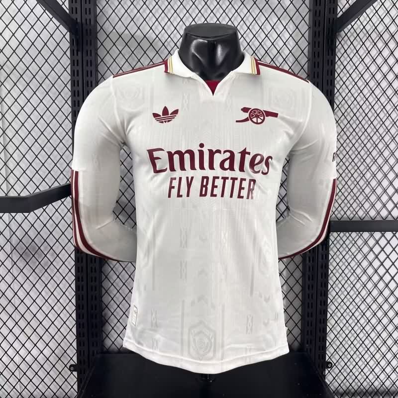 Thailand Quality(AAA) 25/26 Arsenal Third Long Sleeve Soccer Jersey(Player)