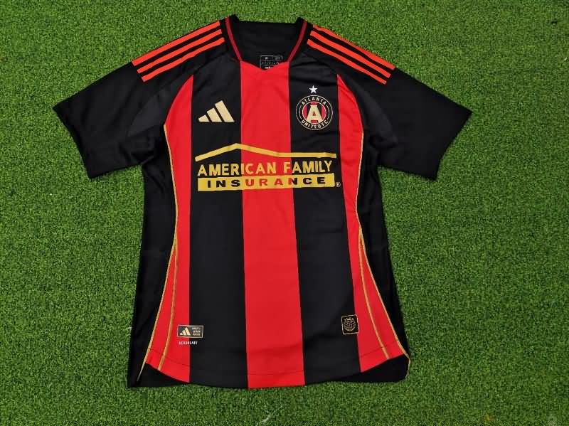 Thailand Quality(AAA) 2025 Atlanta United Home Soccer Jersey (Player)