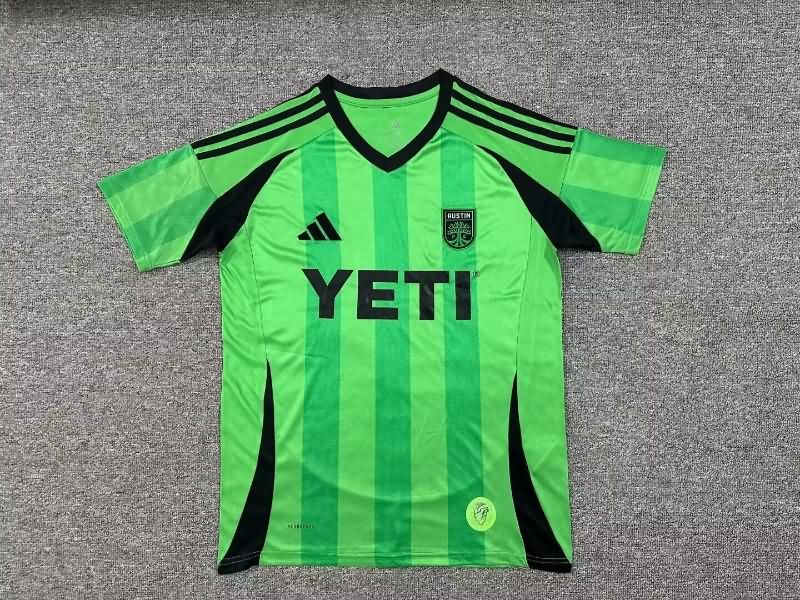 Thailand Quality(AAA) 2025 Austin Home Soccer Jersey