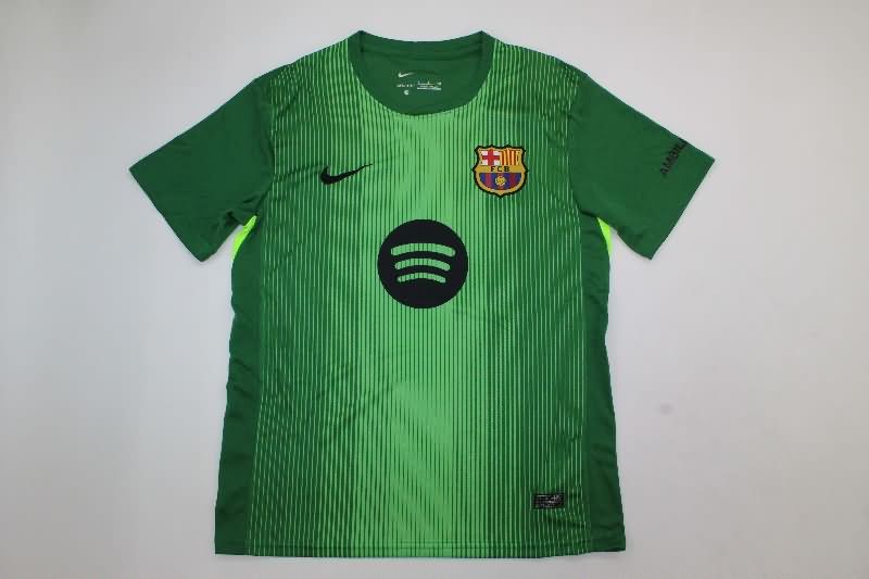 Thailand Quality(AAA) 25/26 Barcelona Goalkeeper Green Soccer Jersey