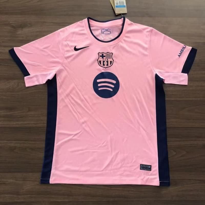 Thailand Quality(AAA) 25/26 Barcelona Pink Soccer Jersey