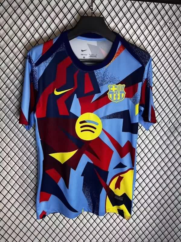 Thailand Quality(AAA) 25/26 Barcelona Training Soccer Jersey 23