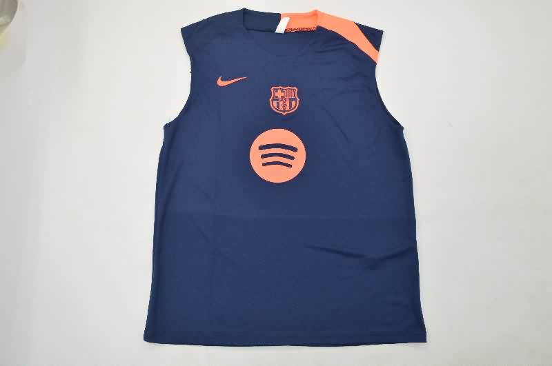 Thailand Quality(AAA) 25/26 Barcelona Training Vest Soccer Jersey 02