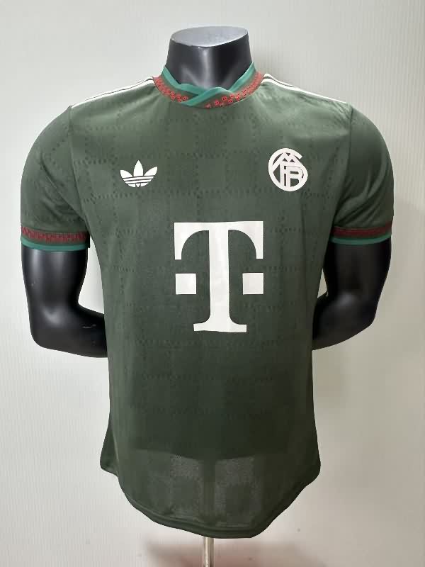 Thailand Quality(AAA) 25/26 Bayern Munich Green Soccer Jersey (Player)