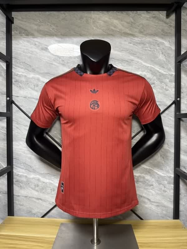 Thailand Quality(AAA) 25/26 Bayern Munich Red Soccer Jersey (Player) 02