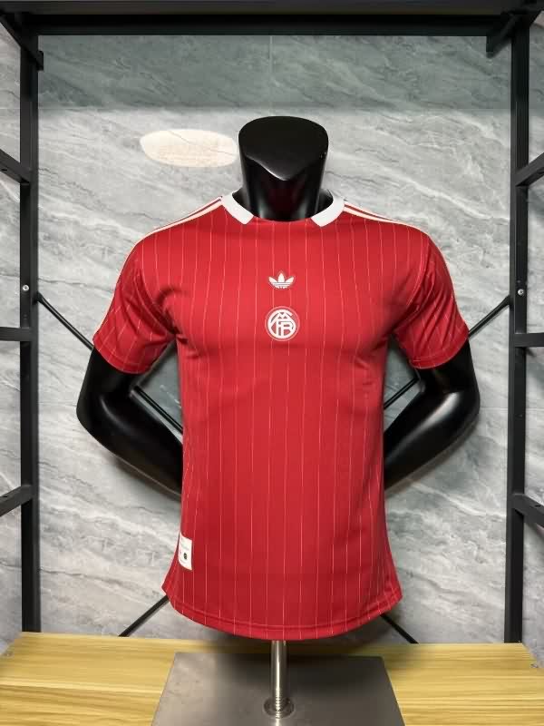 Thailand Quality(AAA) 25/26 Bayern Munich Red Soccer Jersey (Player) 03