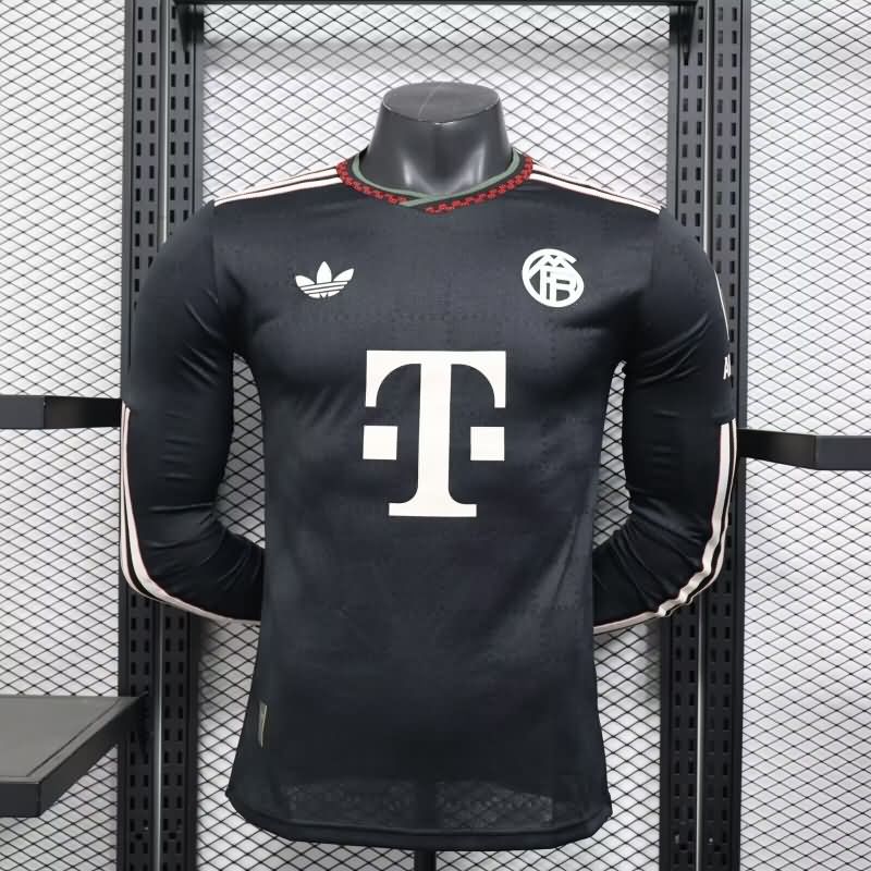 Thailand Quality(AAA) 25/26 Bayern Munich Third Long Sleeve Soccer Jersey (Player)