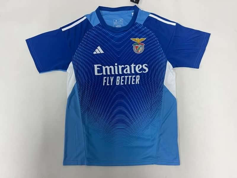 Thailand Quality(AAA) 25/26 Benfica Goalkeeper Blue Soccer Jersey