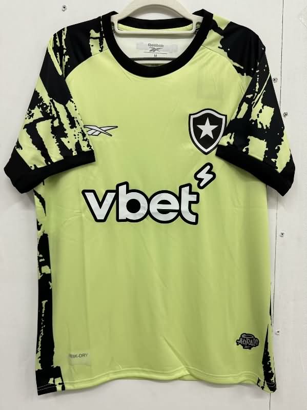 Thailand Quality(AAA) 2025 Botafogo Goalkeeper Green Soccer Jersey