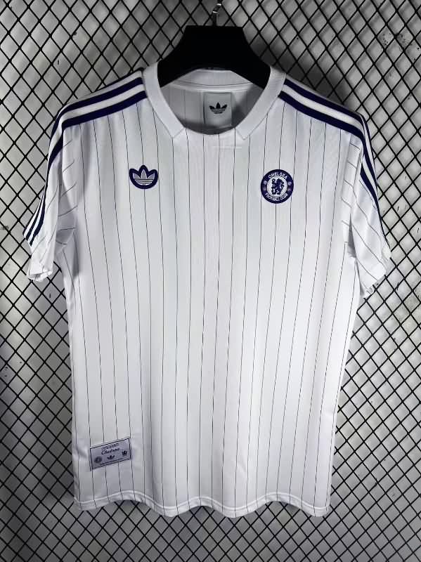Thailand Quality(AAA) 25/26 Chelsea White Soccer Jersey 02