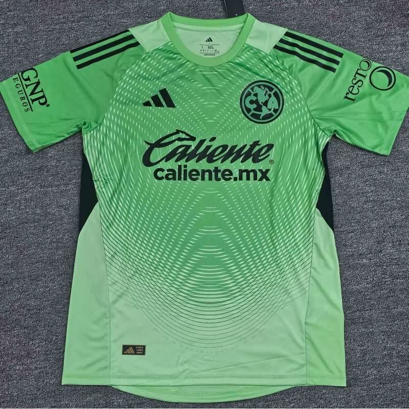 Thailand Quality(AAA) 25/26 Club America Goalkeeper Green Jersey (Player)