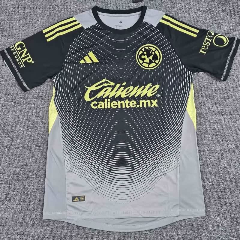 Thailand Quality(AAA) 25/26 Club America Goalkeeper Grey Jersey (Player)