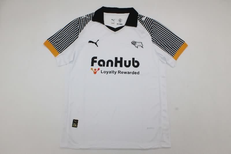 Thailand Quality(AAA) 25/26 Derby County Home Soccer Jersey