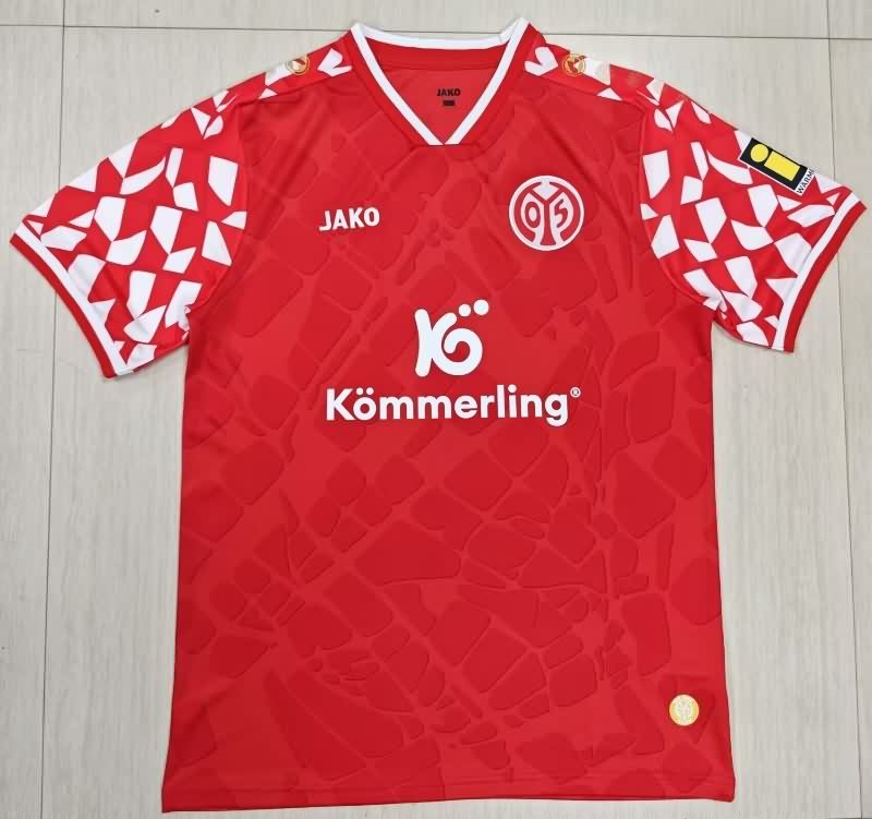 Thailand Quality(AAA) 25/26 FSV Mainz Home Soccer Jersey