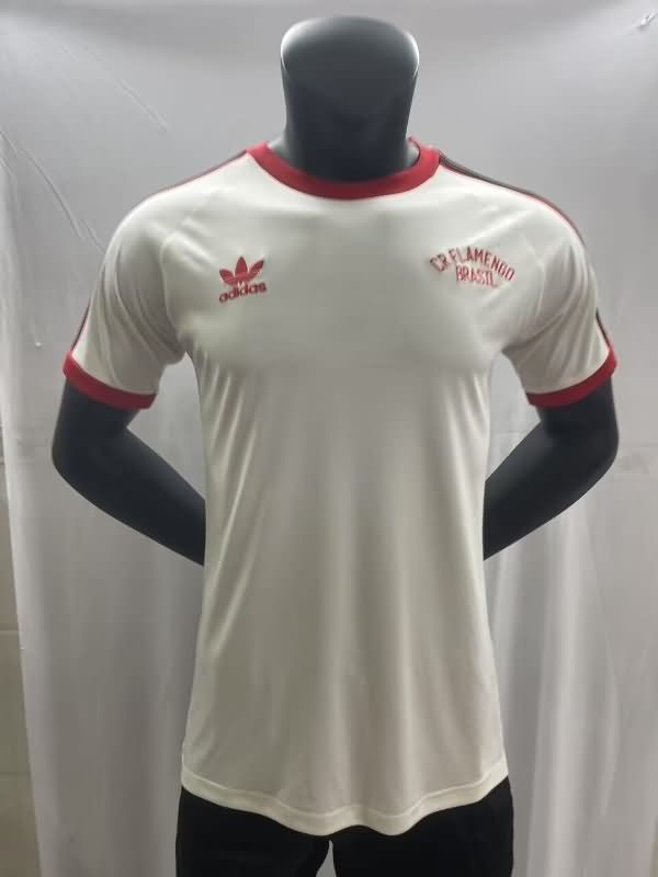 Thailand Quality(AAA) 2025 Flamengo White Soccer Jersey