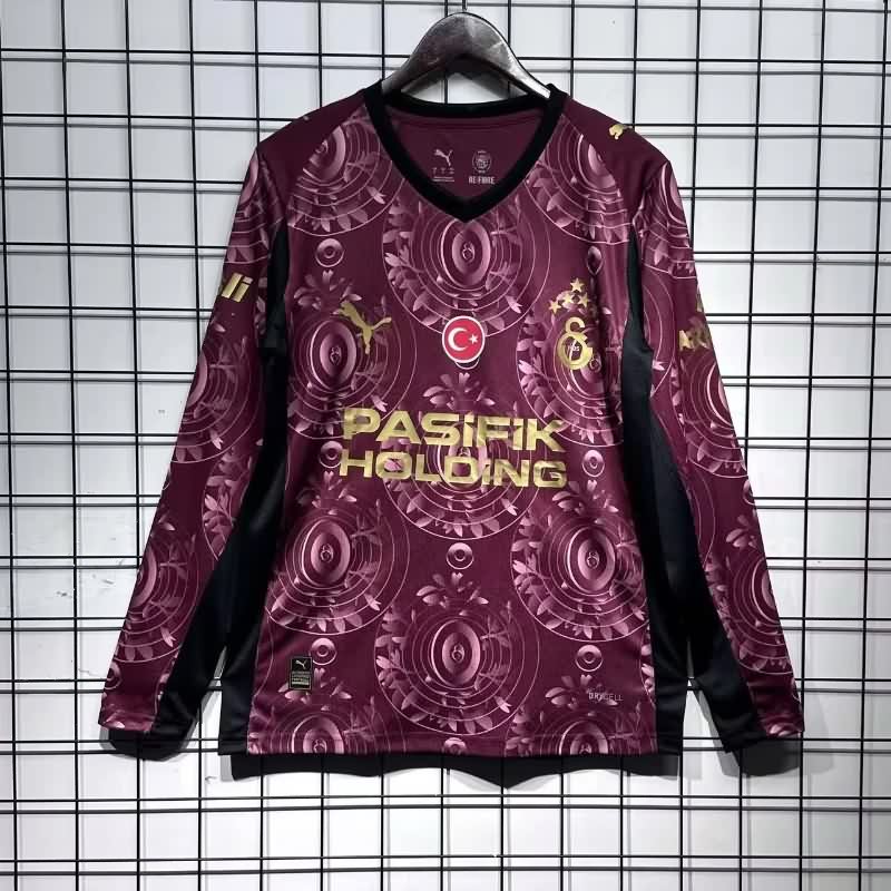 Thailand Quality(AAA) 25/26 Galatasaray Third Long Sleeve Soccer Jersey