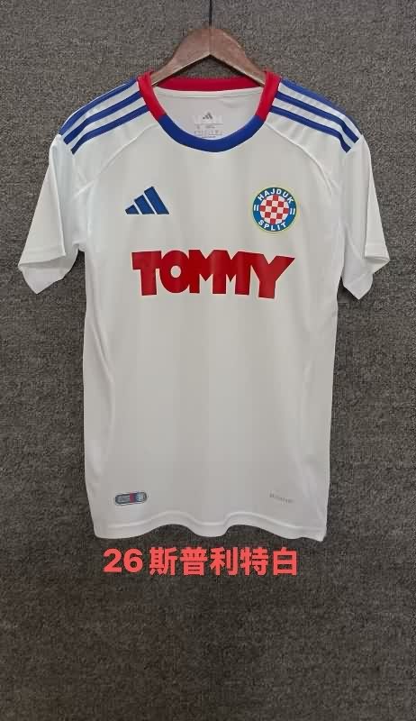 Thailand Quality(AAA) 25/26 Hajduk Split Home Soccer Jersey