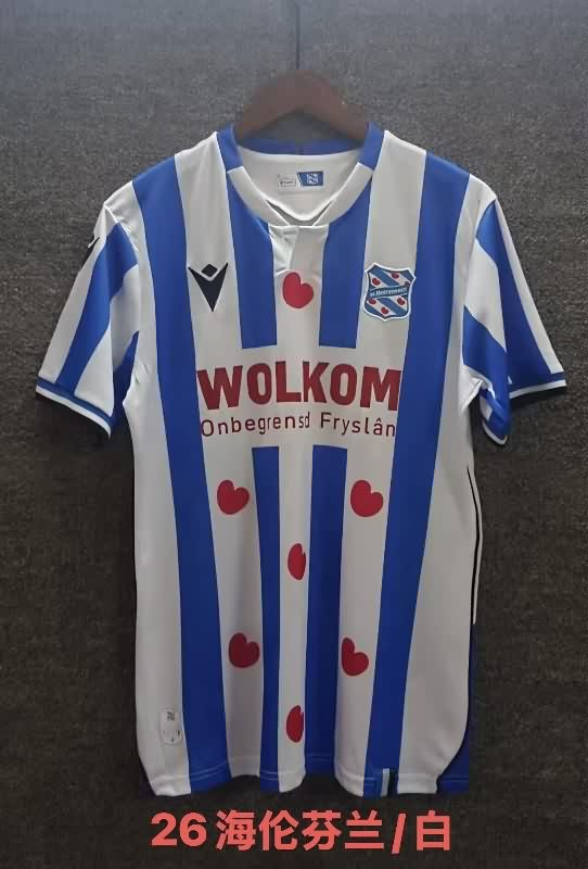 Thailand Quality(AAA) 25/26 Heerenveen Home Soccer Jersey