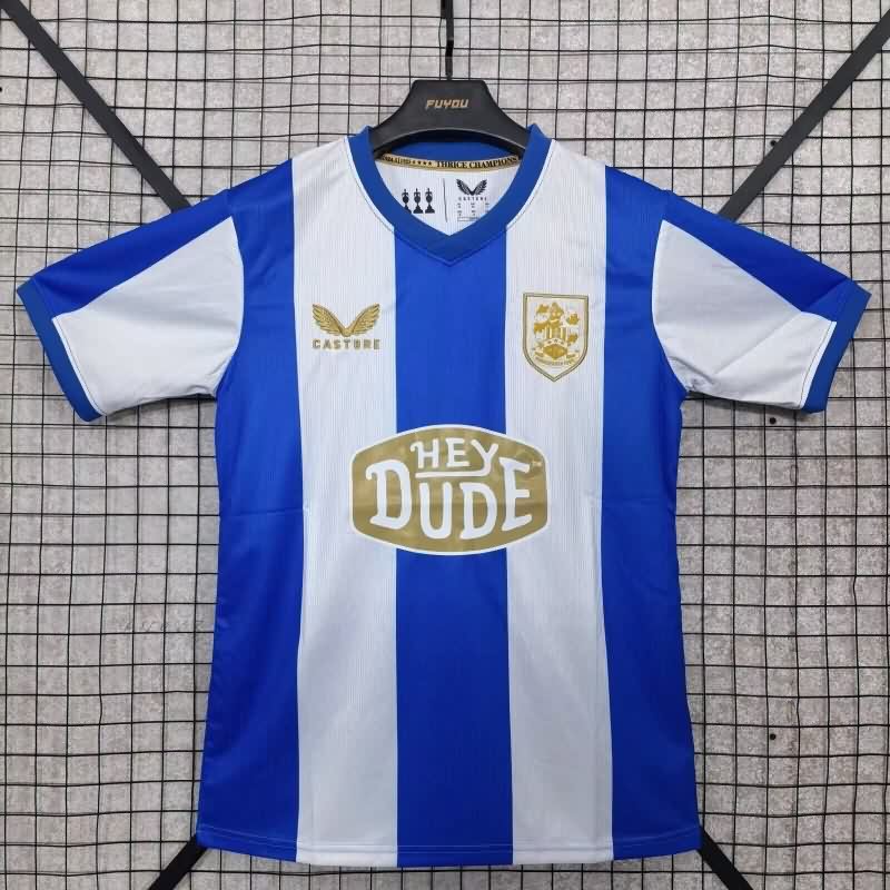 Thailand Quality(AAA) 25/26 Huddersfield Town Home Soccer Jersey
